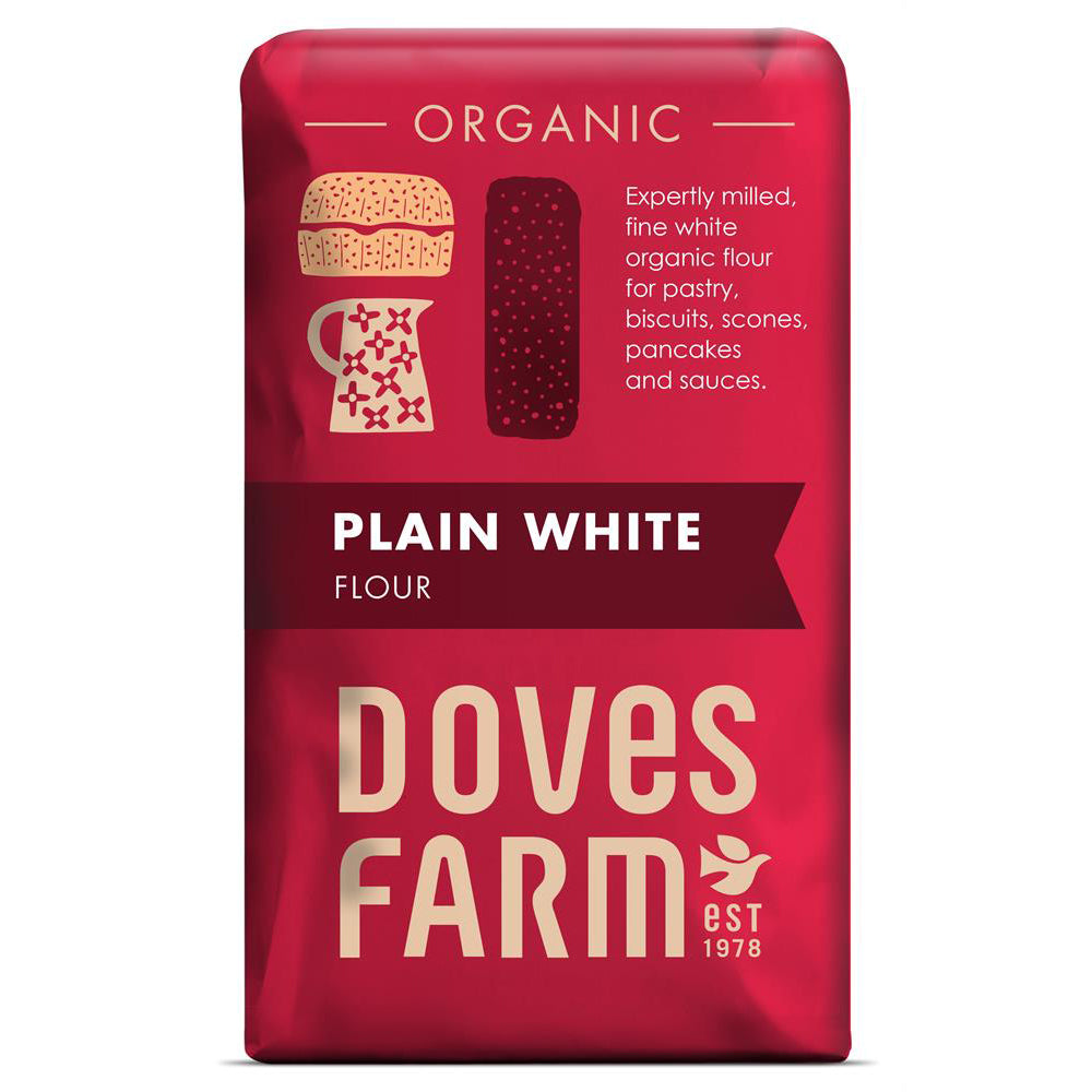 Organic Plain White Flour 1kg - Just Natural