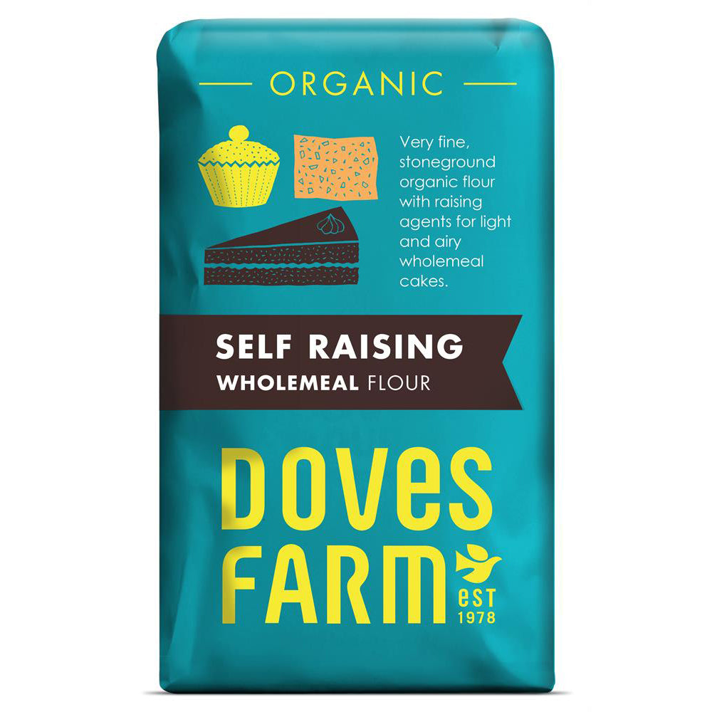 Organic Self Raising Wholemeal Flour 1kg - Just Natural
