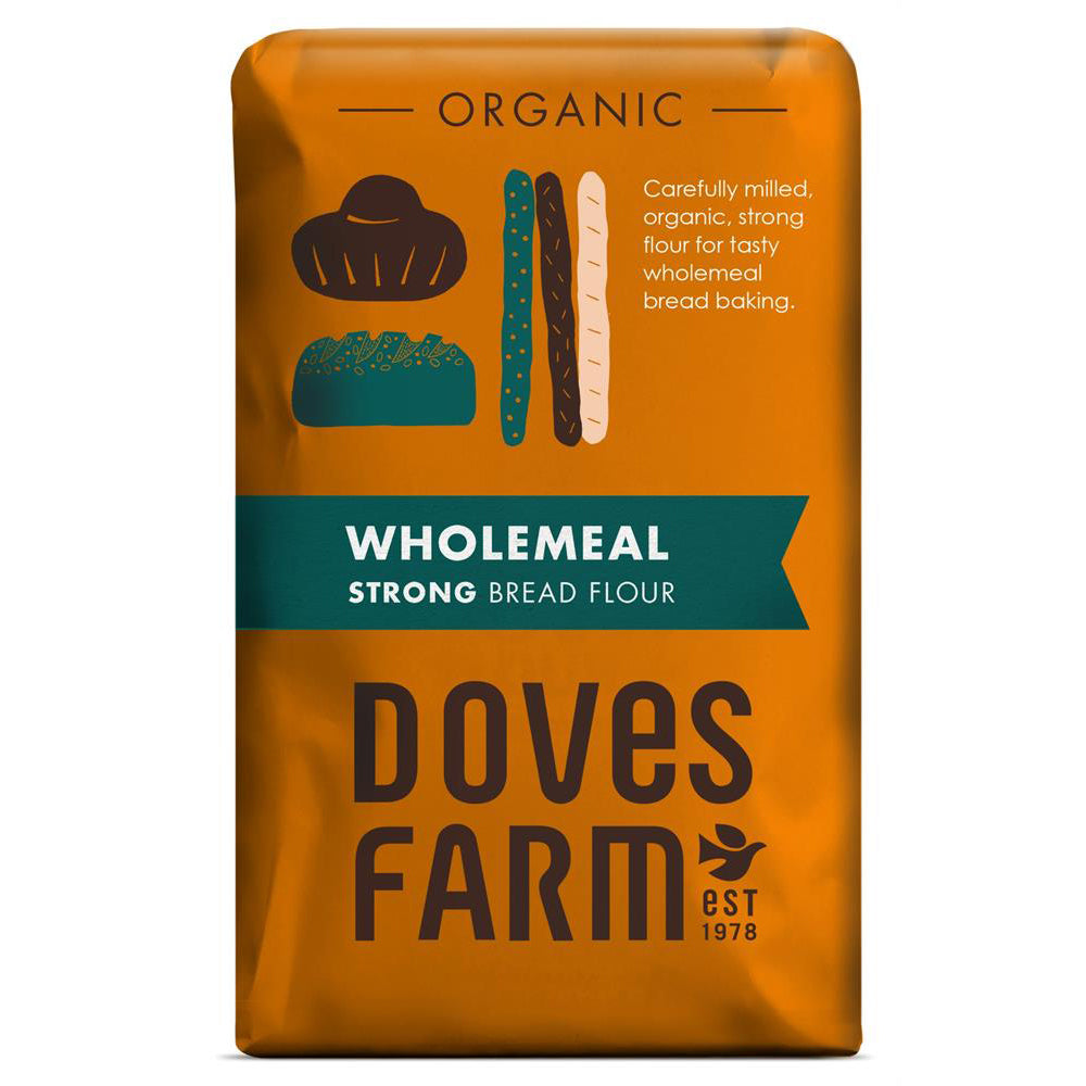 Organic Strong Wholemeal Bread Flour 1.5kg - Just Natural