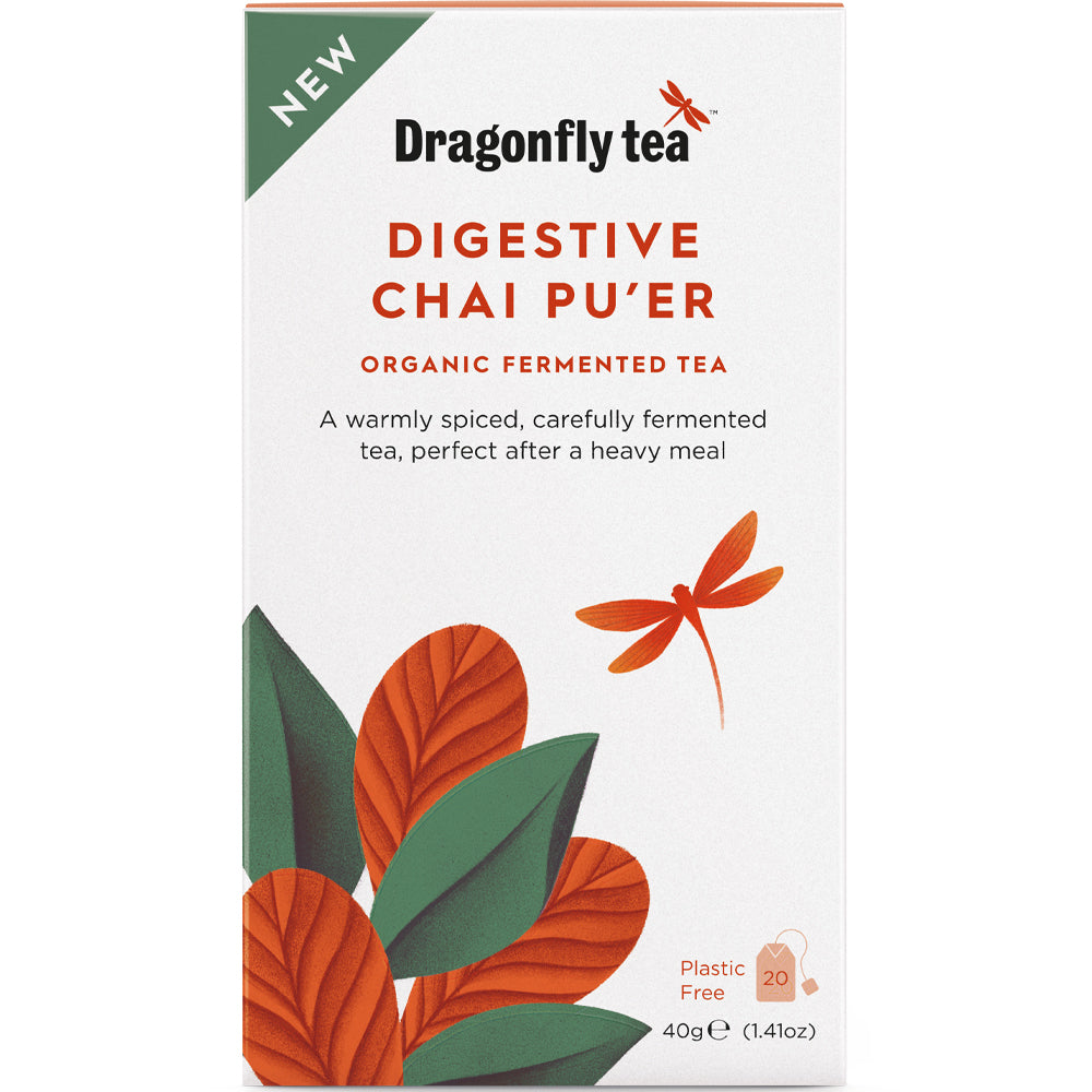 Digestive Chai Pu'er Organic Fermented Tea - Just Natural
