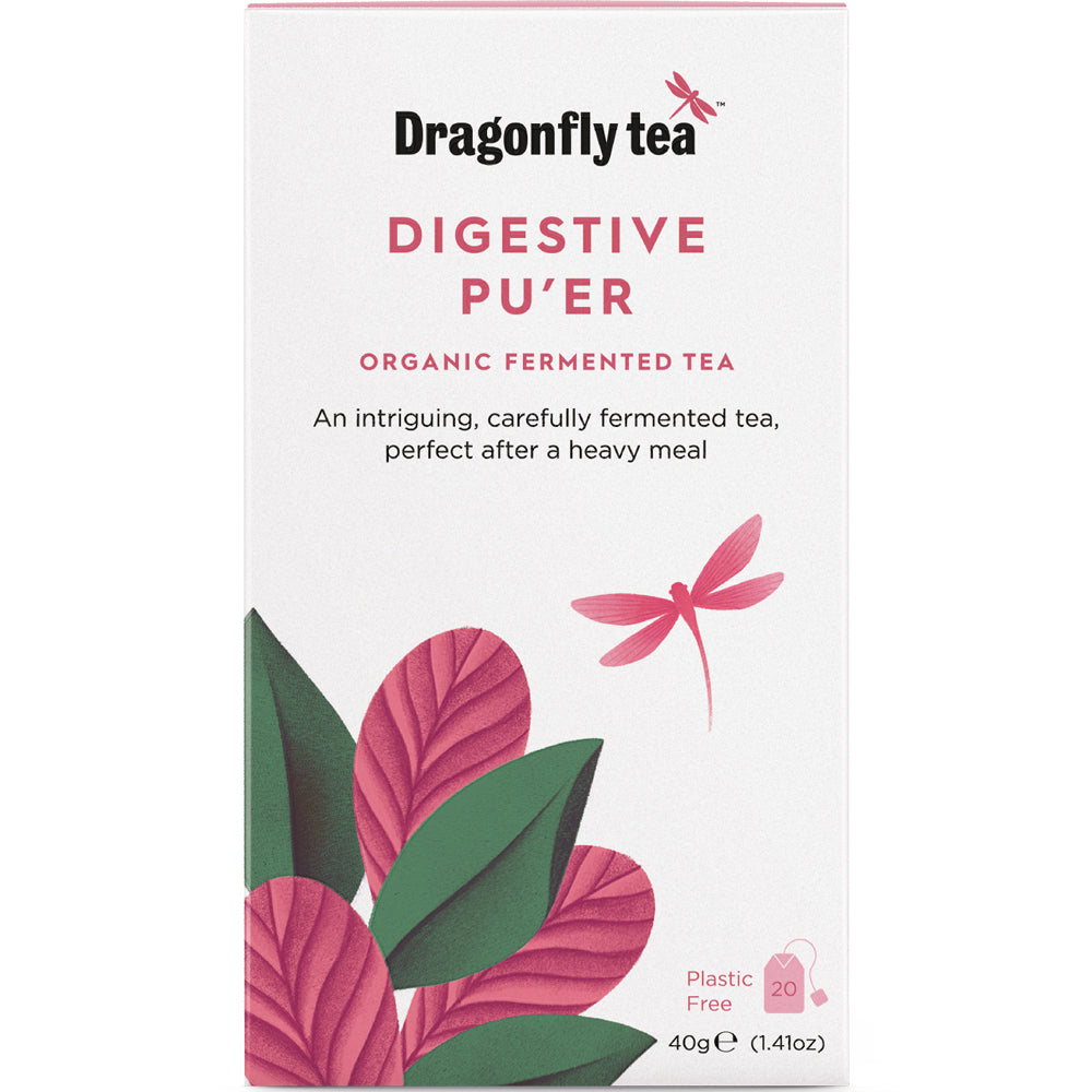 Digestive Pu'er Organic Fermented Tea 20 bag - Just Natural