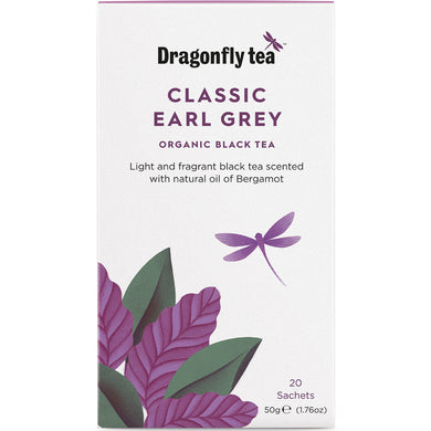 Dragonfly Tea Organic Classic Earl Grey tea 20 bag