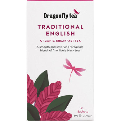 Dragonfly Tea Organic Traditional English Breakfast Tea 20 bag