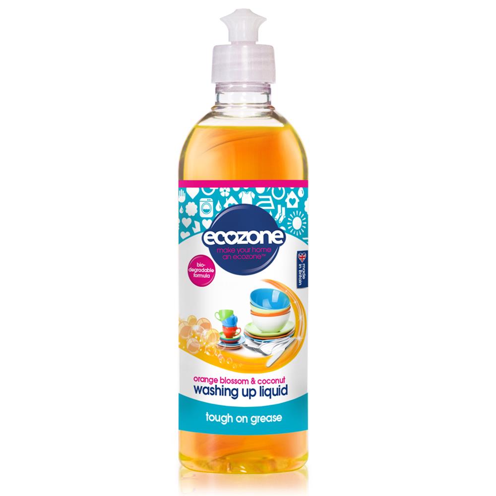 Orange Blossom & Coconut Washing Up Liquid - 500ml - Just Natural