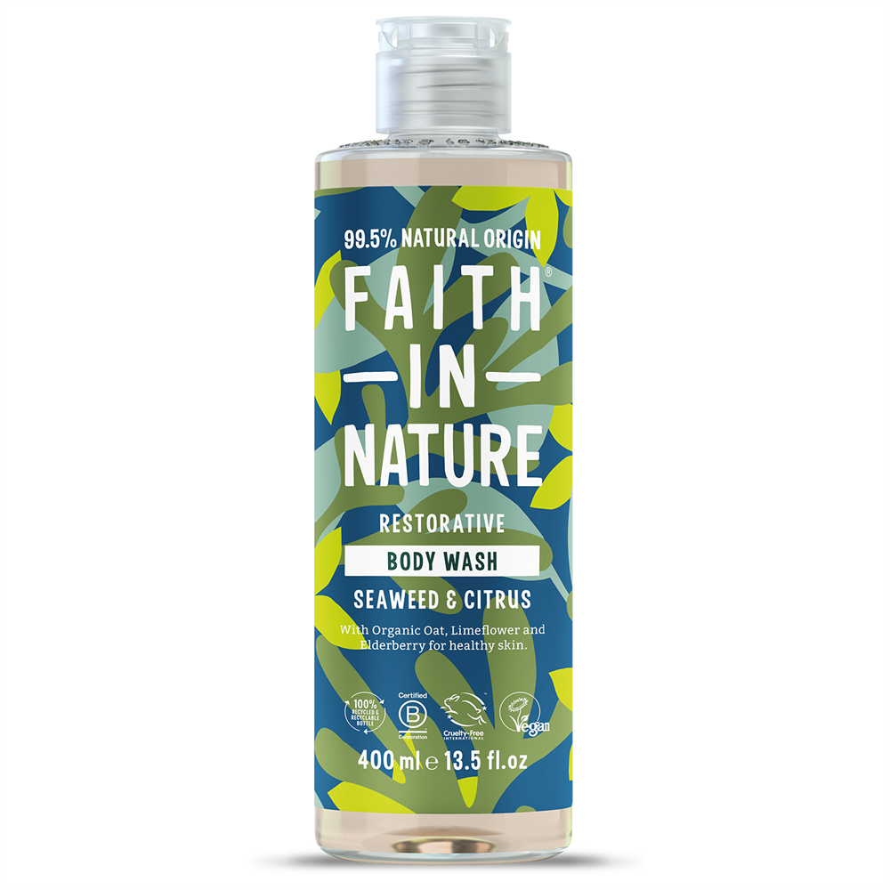 Seaweed & Citrus Body Wash 400ml - Just Natural