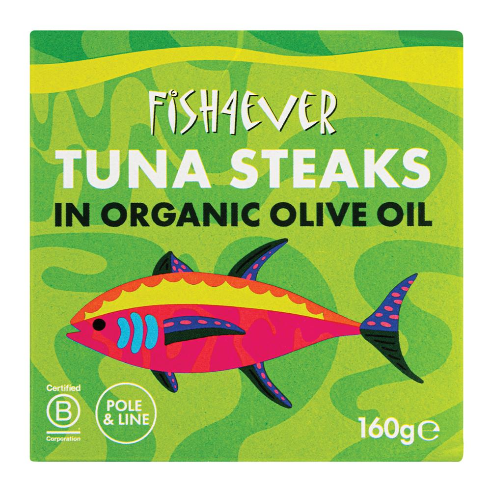 Azores SJ Tuna Steaks in Olive Oil 160g - Just Natural