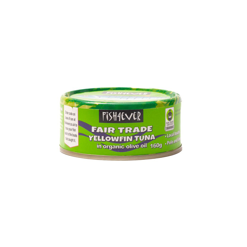 Fish4Ever Fair Trade Yellowfin Tuna Fish in Organic Olive Oil 160g - Just Natural