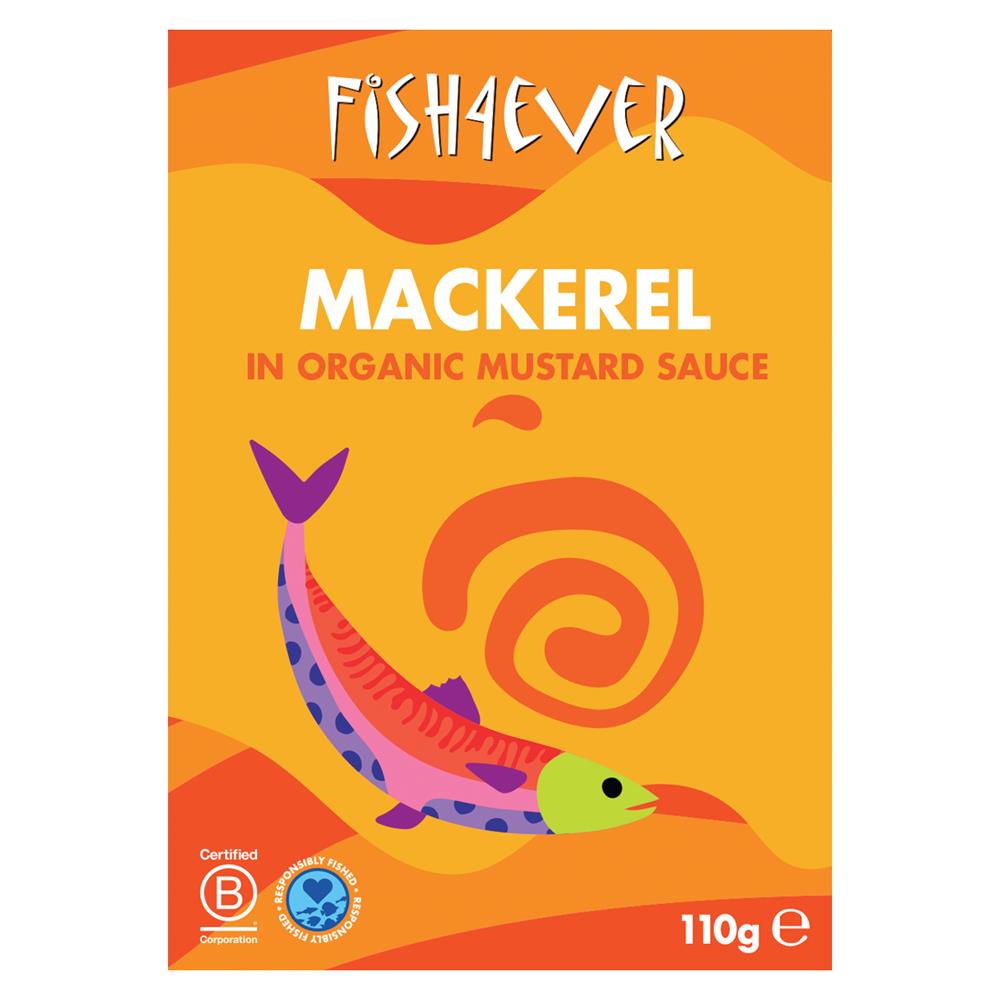 Mackerel Fillets in Mustard Sauce 120g - Just Natural