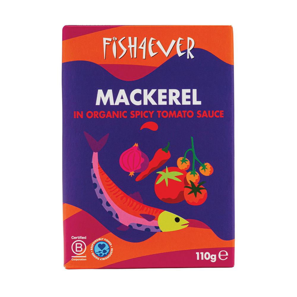 Mackerel Fillets in Spiced Tomato Sauce 120g - Just Natural
