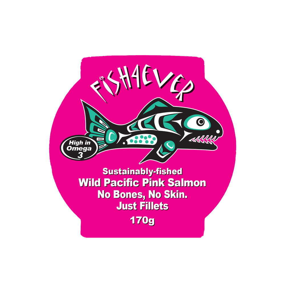 Wild Pacific Pink Salmon in Brine 160g - Just Natural