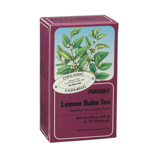 Lemon Balm Organic Herbal Tea 15 filterbags - Just Natural