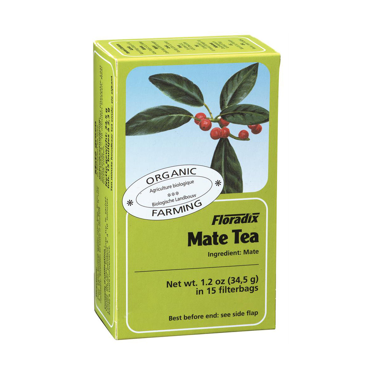 Mate Organic Herbal Tea 15 filterbags - Just Natural