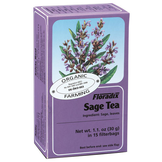 Sage Organic Herbal Tea 15 filterbags - Just Natural