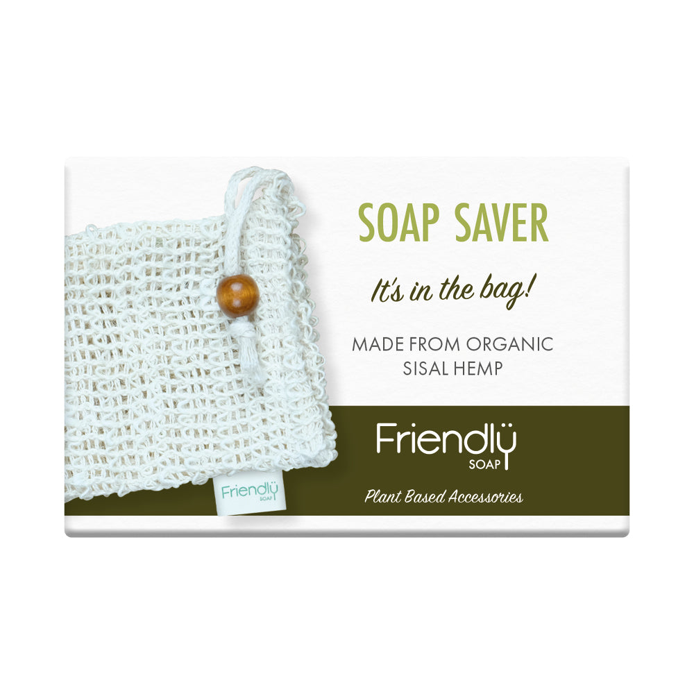 Organic exfoliating hemp-sisal soap saver 1 unit Just Natural