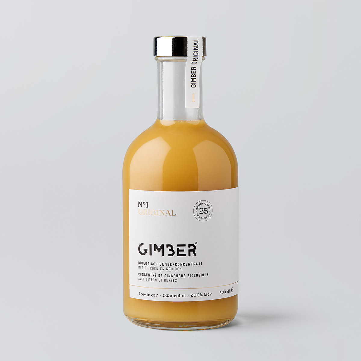 Organic ginger alcohol free alternative 500ml - Just Natural