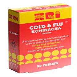 Cold & Flu Echinacea 30 tablets.