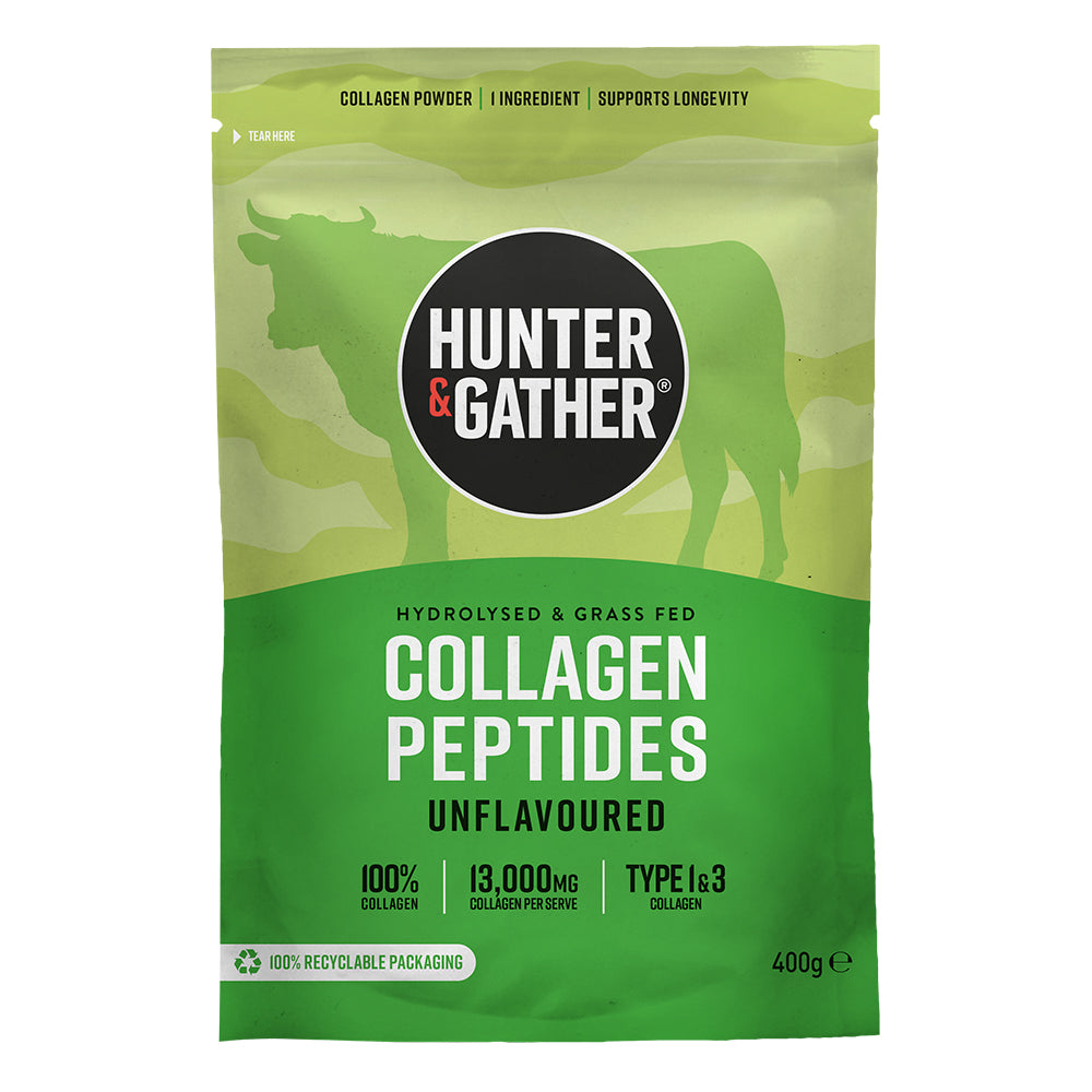 Hunter and gather 100% Bovine Collagen Protein Powder Unflavoured 400g