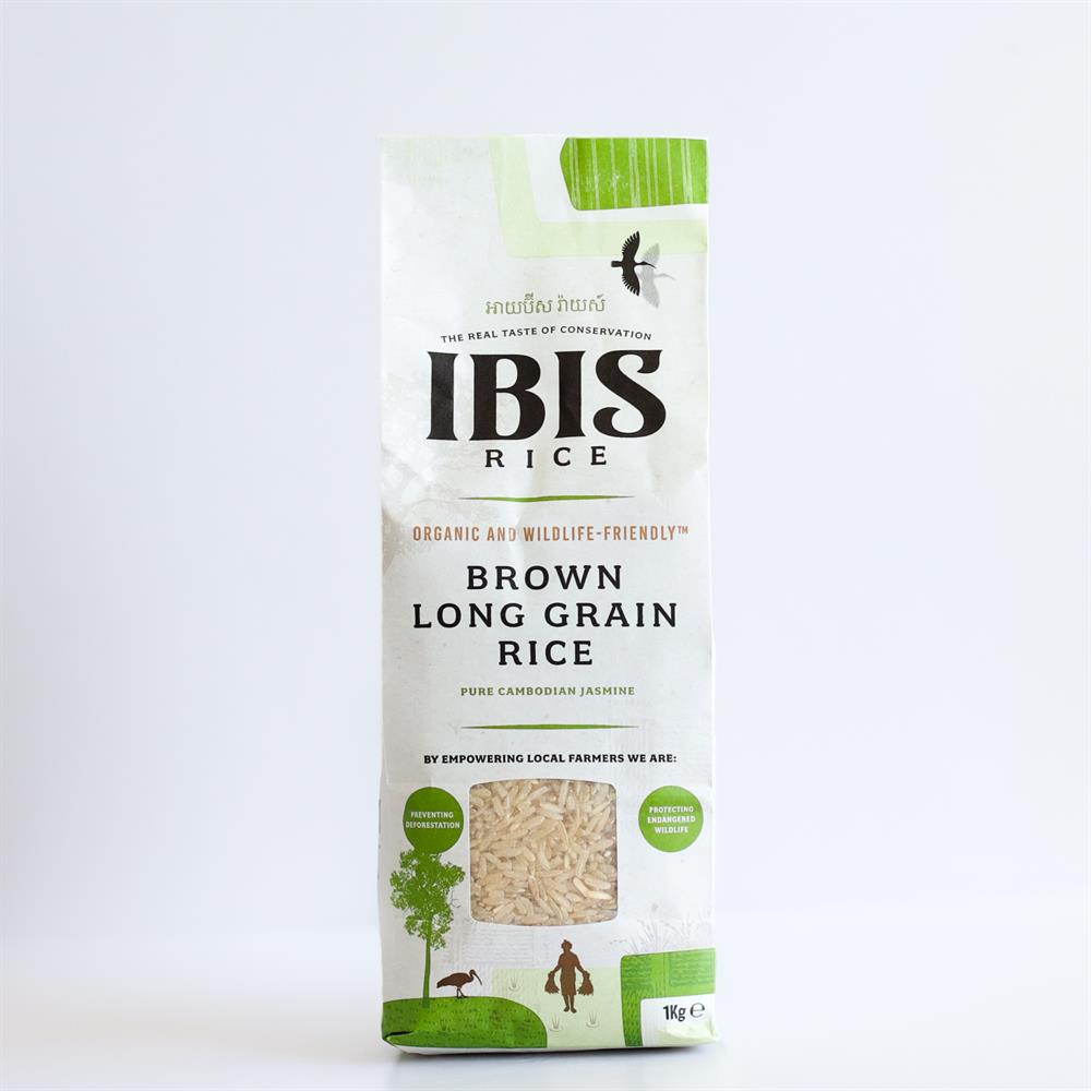Organic Brown Long Grain Rice Jasmine 1kg - Just Natural