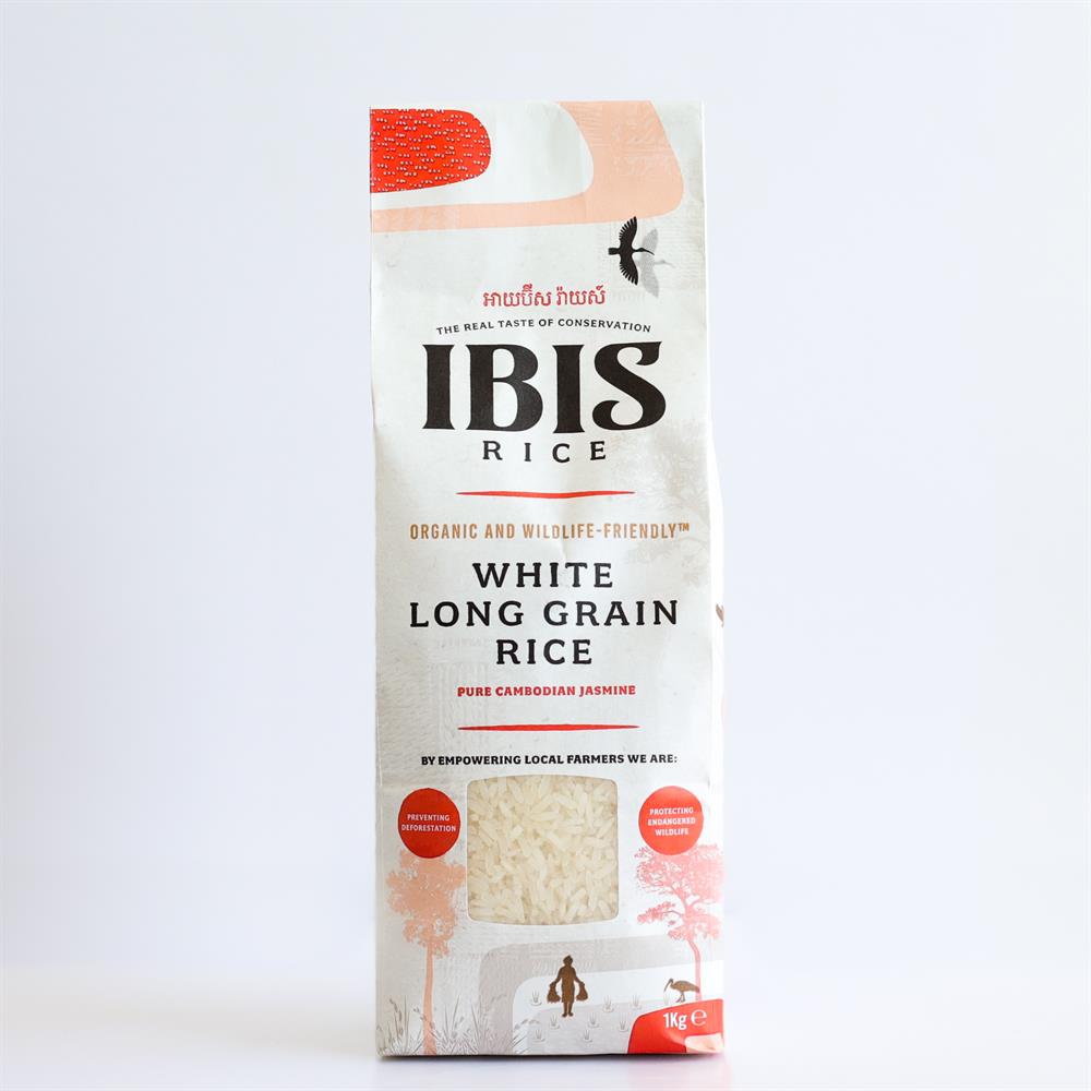Organic White Long Grain Rice Jasmine 1kg - Just Natural