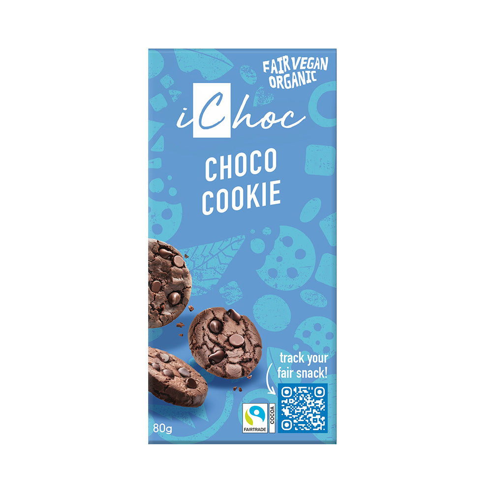 Choco Cookie Chocolate Vegan Organic 80g.