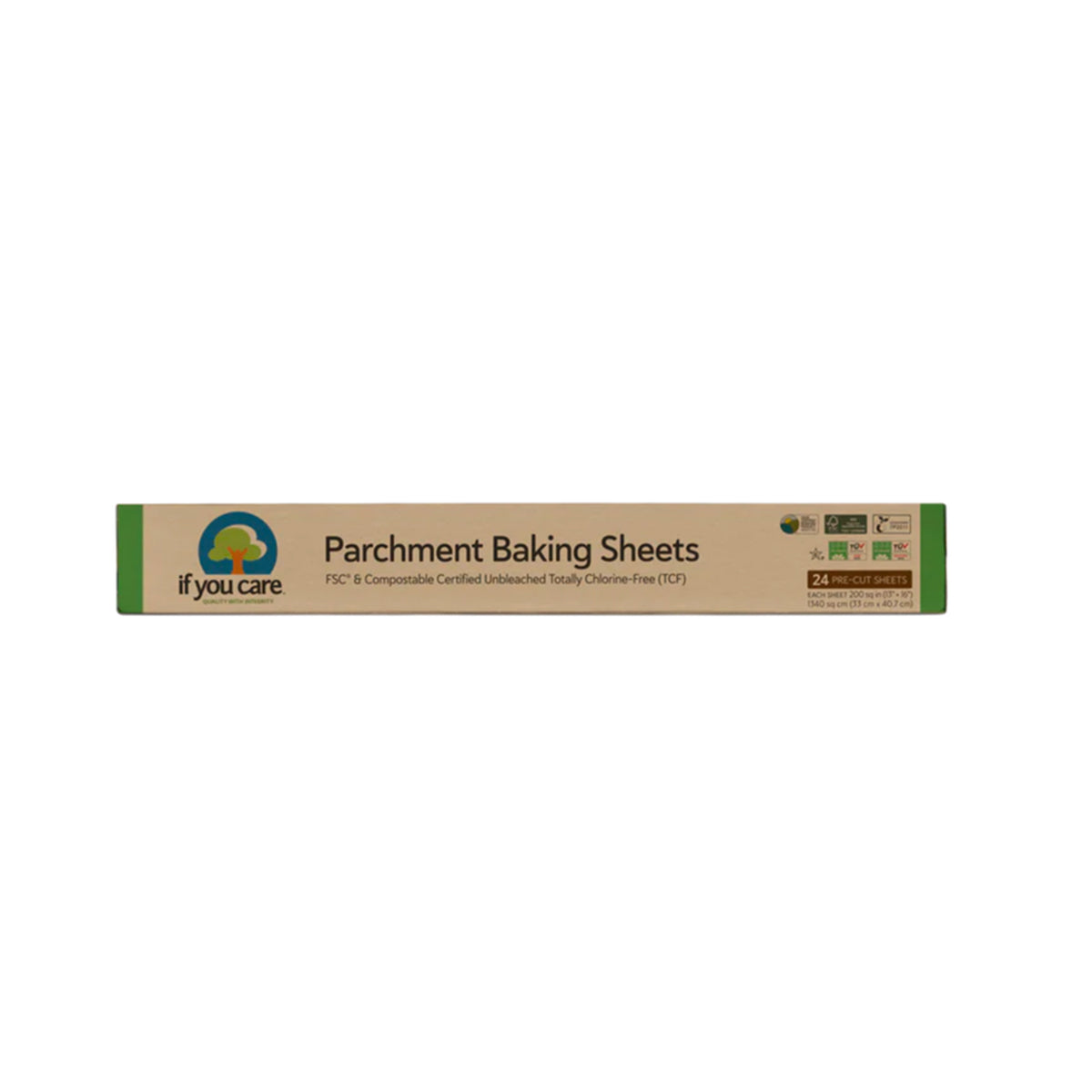 Baking Sheets Cut Unbleached 24 sheets - Just Natural