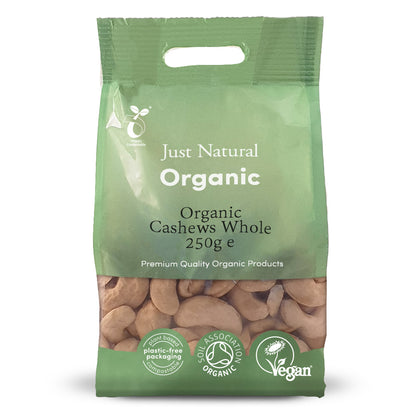 Organic Cashews Whole - Just Natural