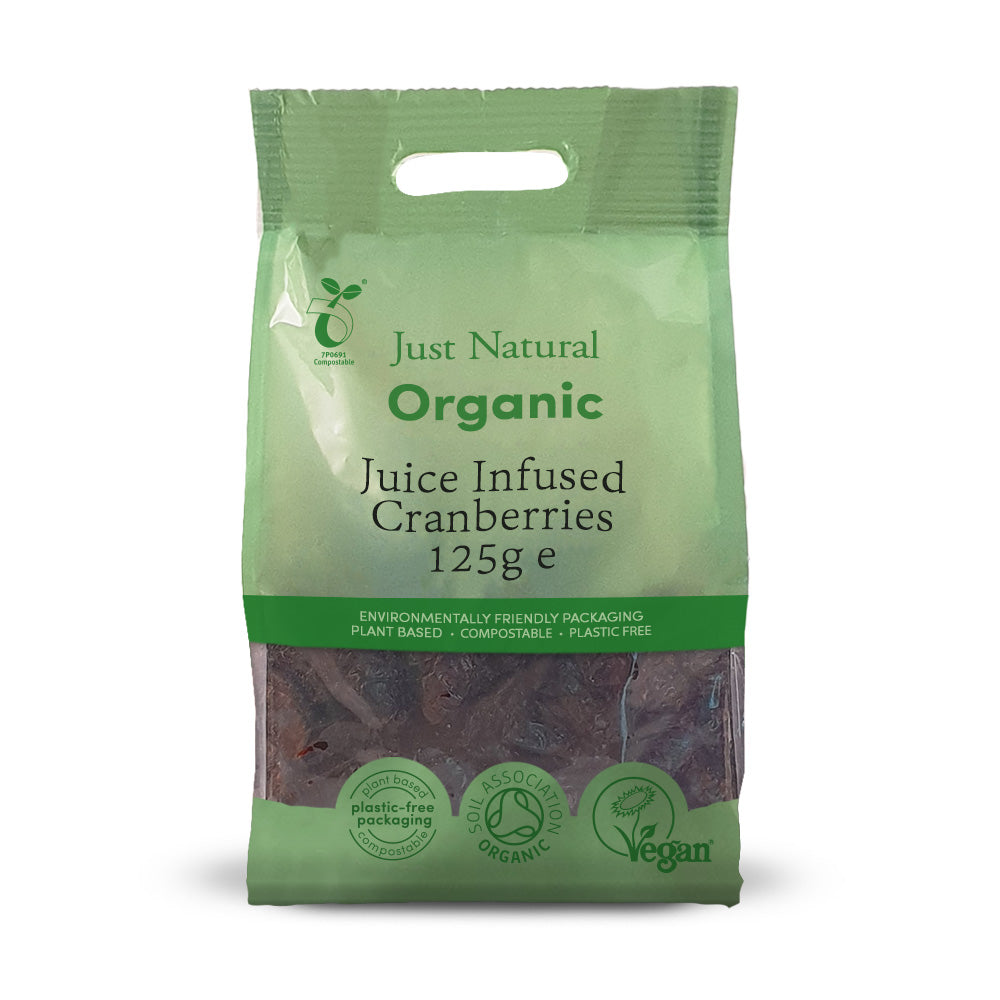 Organic Juice Infused Cranberries - Just Natural