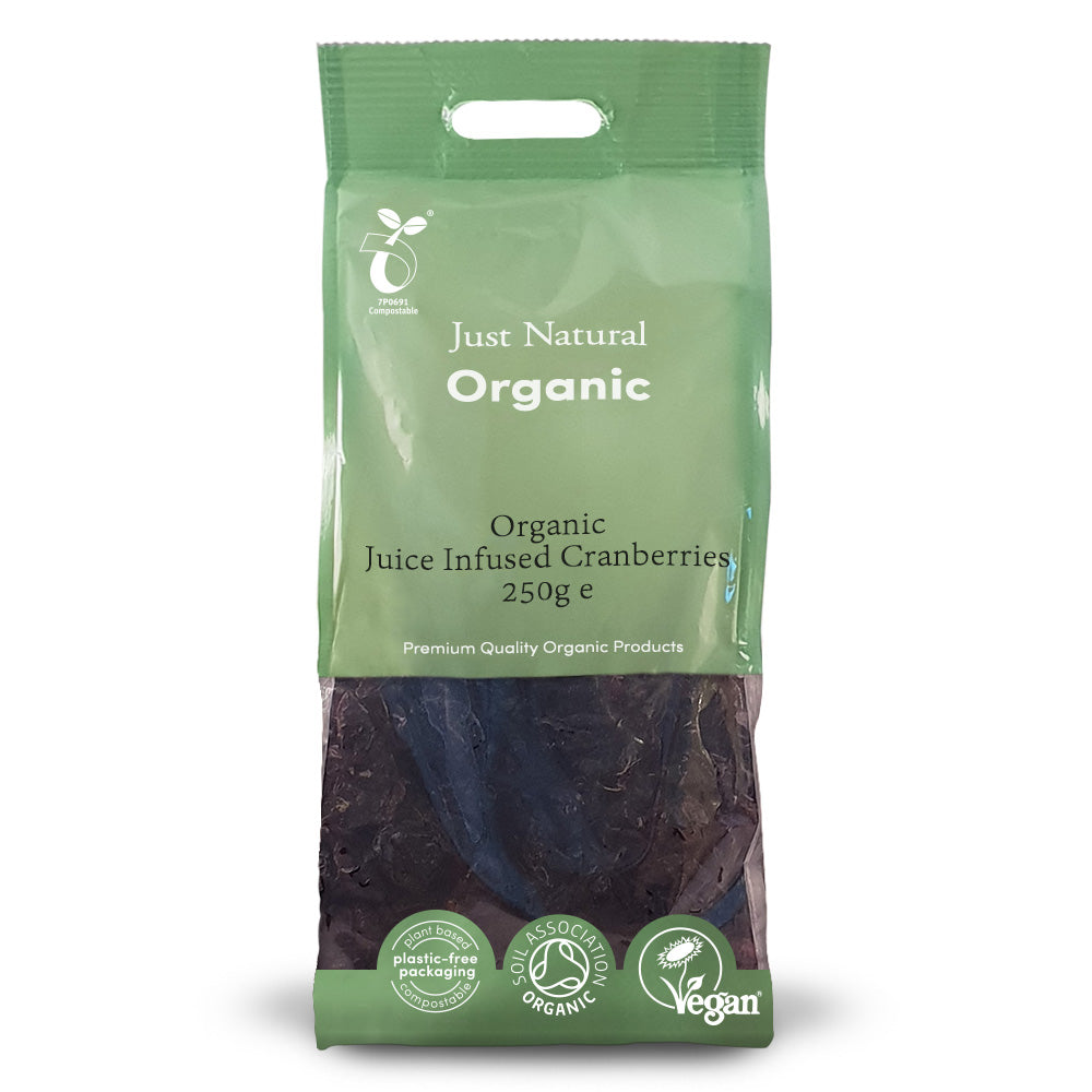 Organic Juice Infused Cranberries - Just Natural