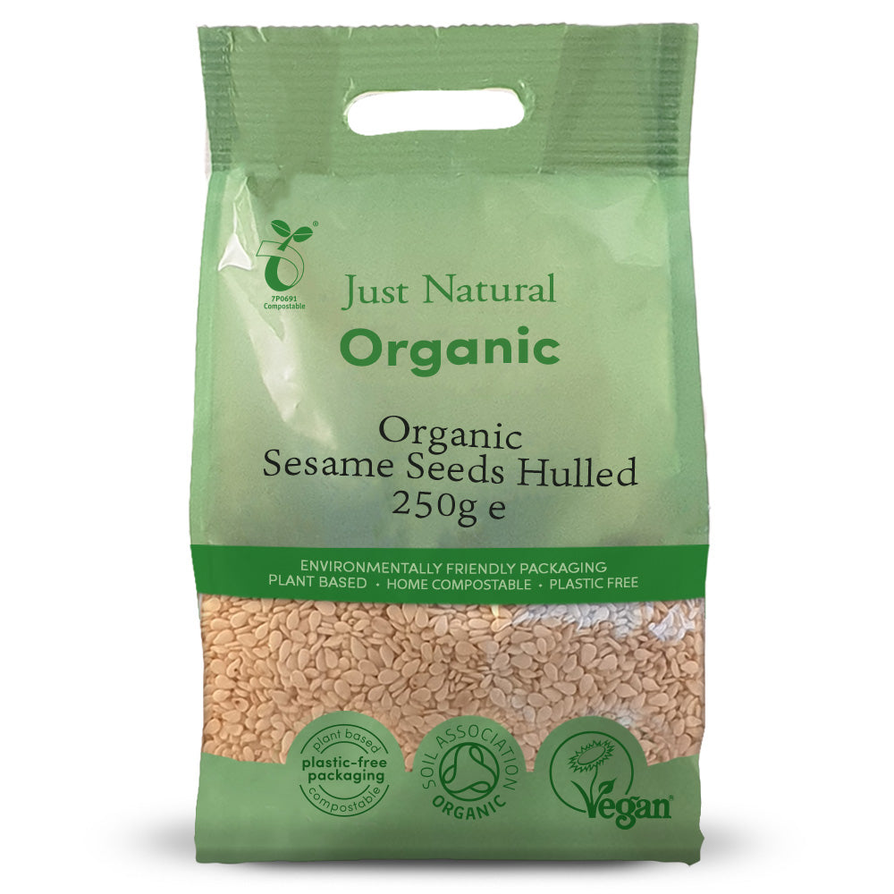 Organic Sesame Seeds Hulled - Just Natural