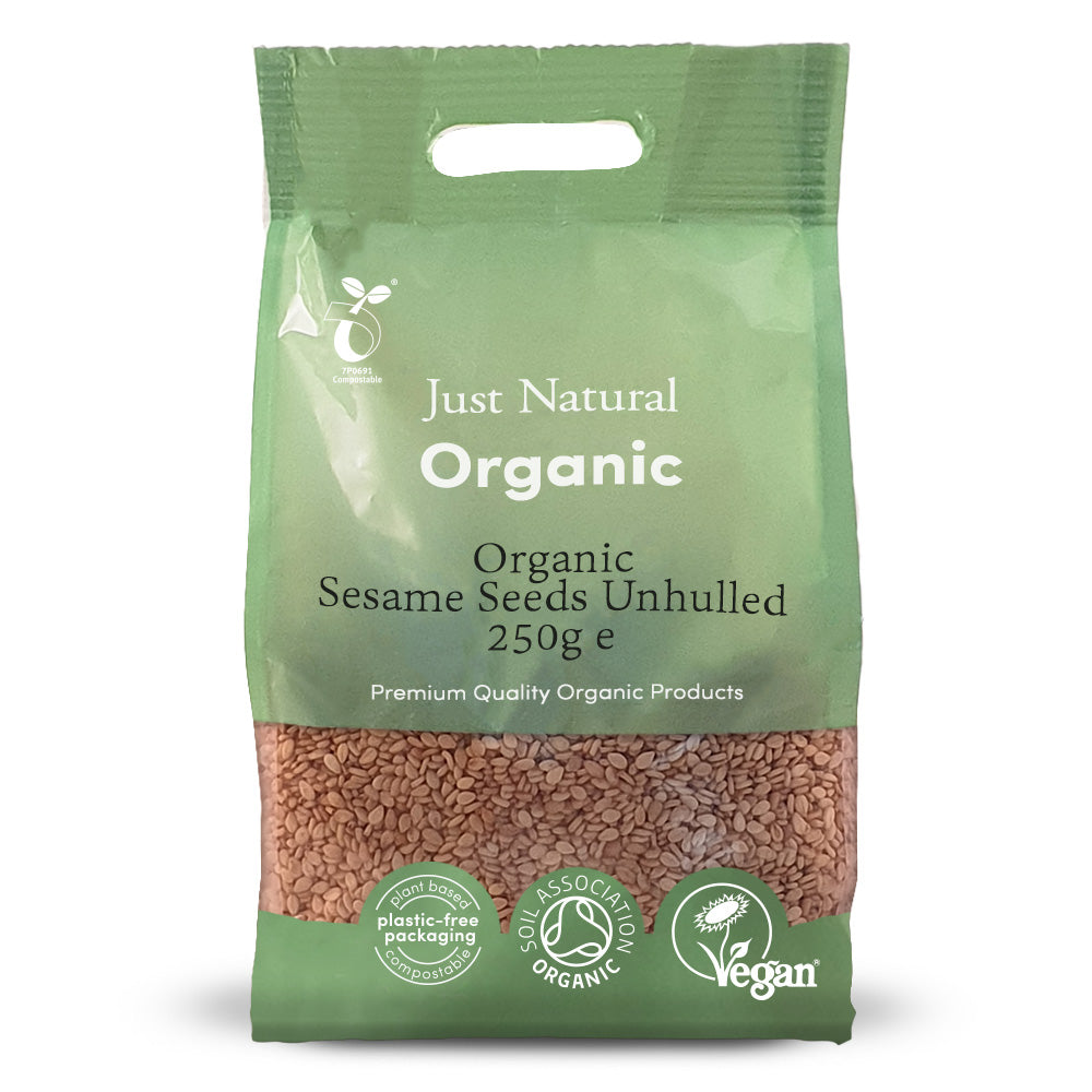 Organic Sesame Seeds Unhulled - Just Natural