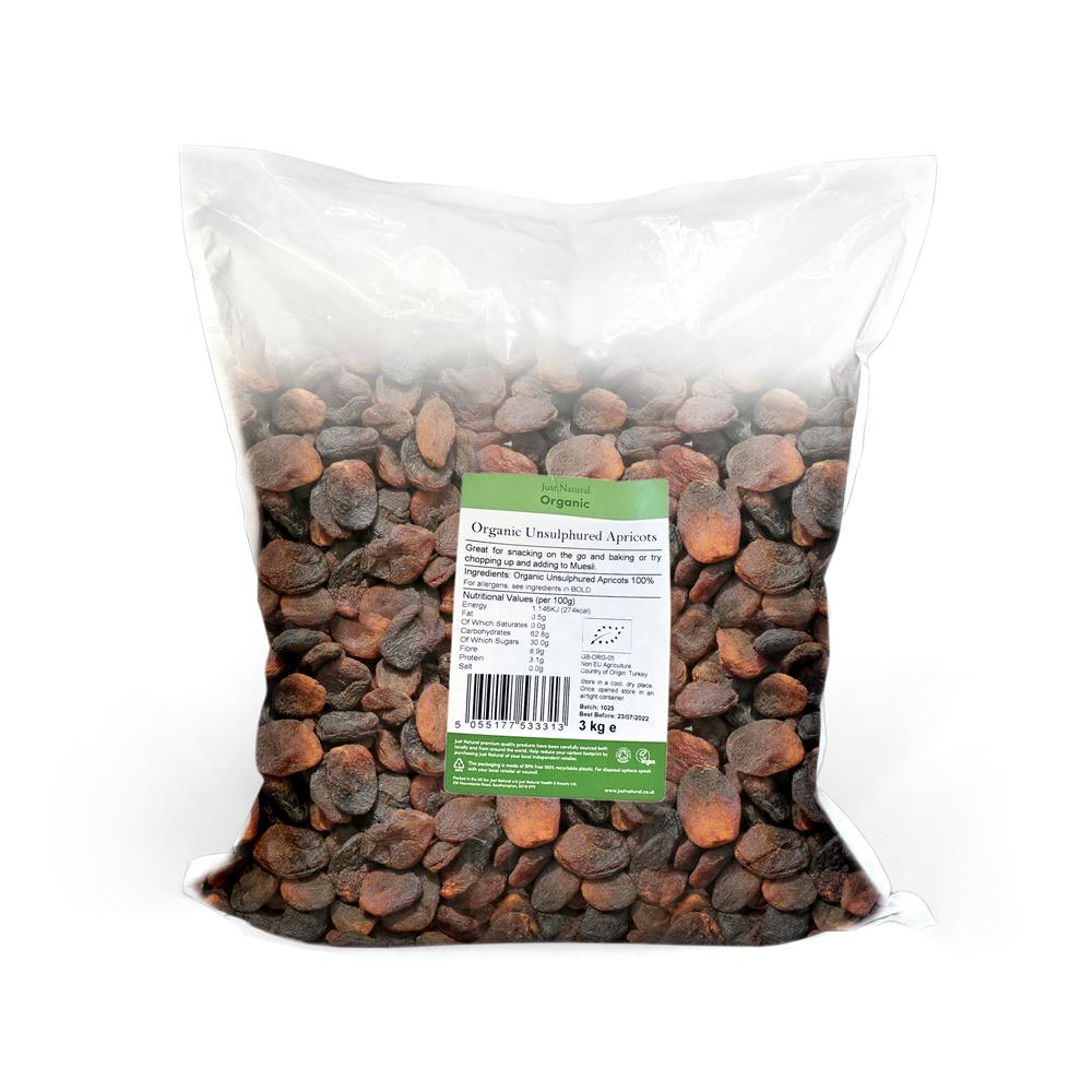 Organic Unsulphured Apricots - Just Natural