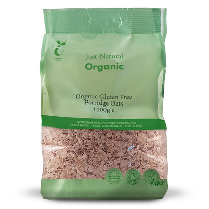 Organic Gluten Free Porridge Oats - Just Natural