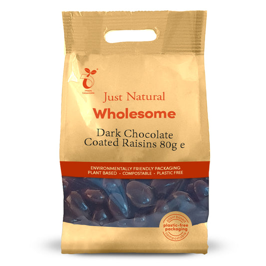 Dark Chocolate Coated Raisins - Just Natural
