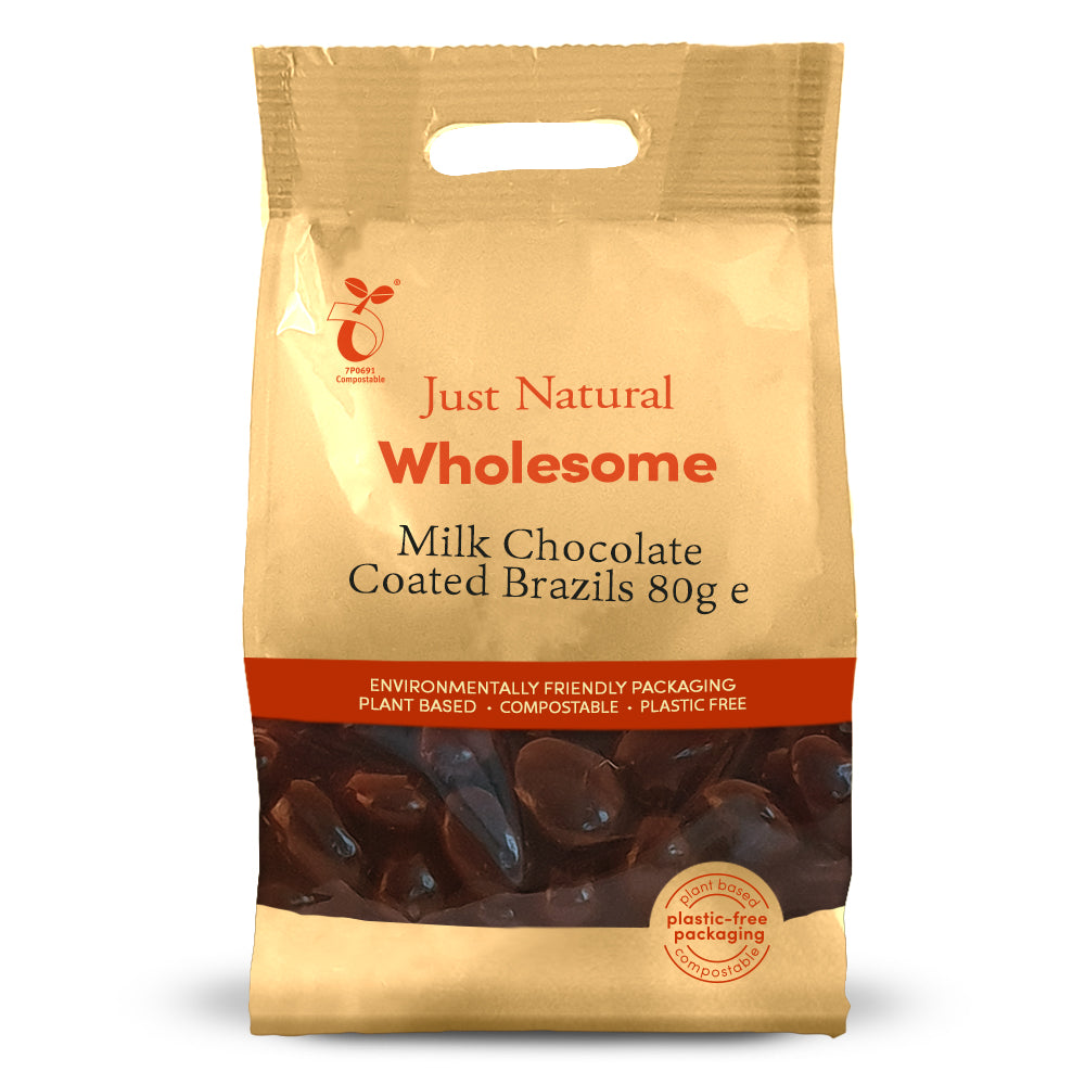 Milk Chocolate Coated Brazils - Just Natural