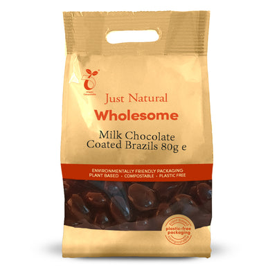Just Natural Milk Chocolate Coated Brazils