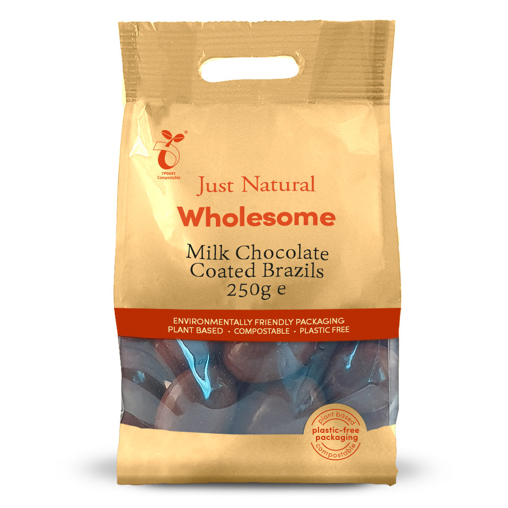 Milk Chocolate Coated Brazils - Just Natural