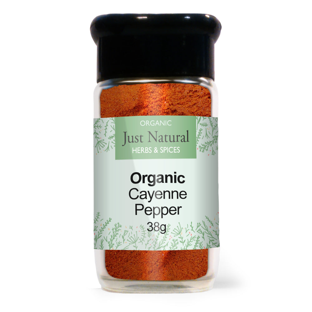 Cayenne Pepper (Glass Jar) 38g - Just Natural