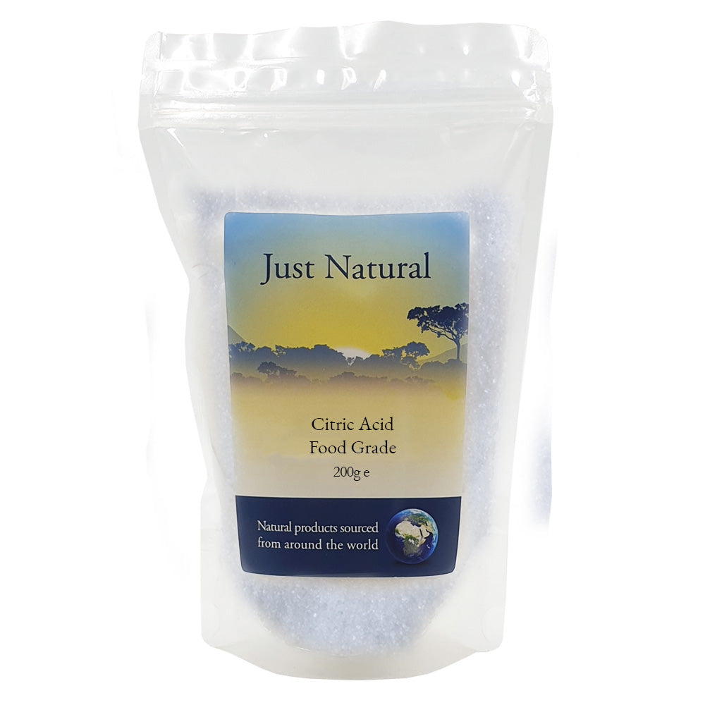 Citric Acid - Food Grade 200g - Just Natural
