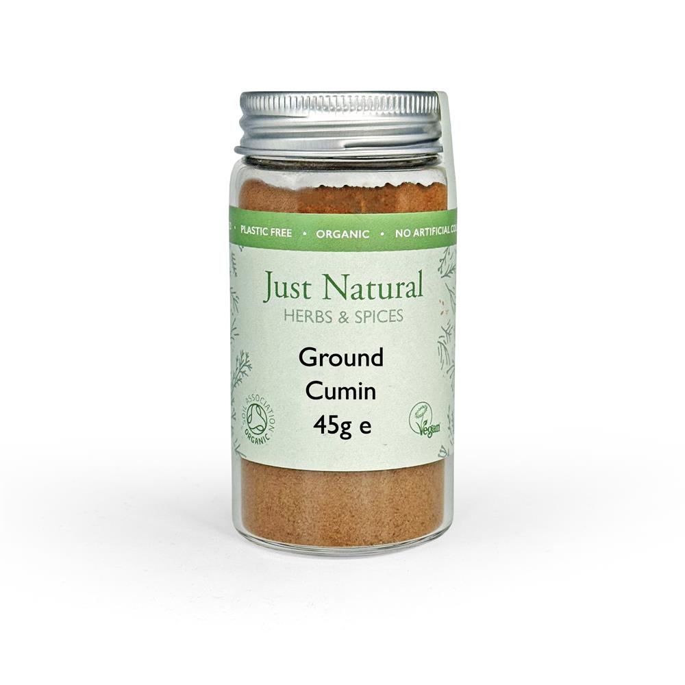 Just Natural Cumin Ground (Glass Jar) 38g