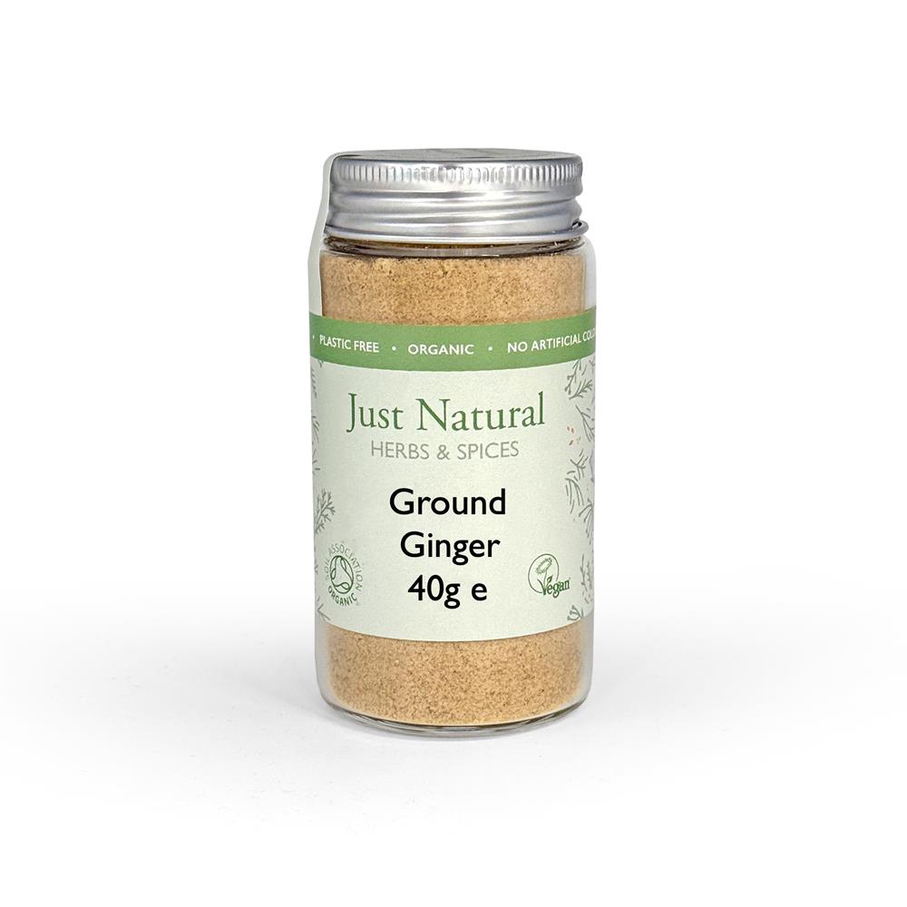 Ginger Ground (Glass Jar) 38g - Just Natural