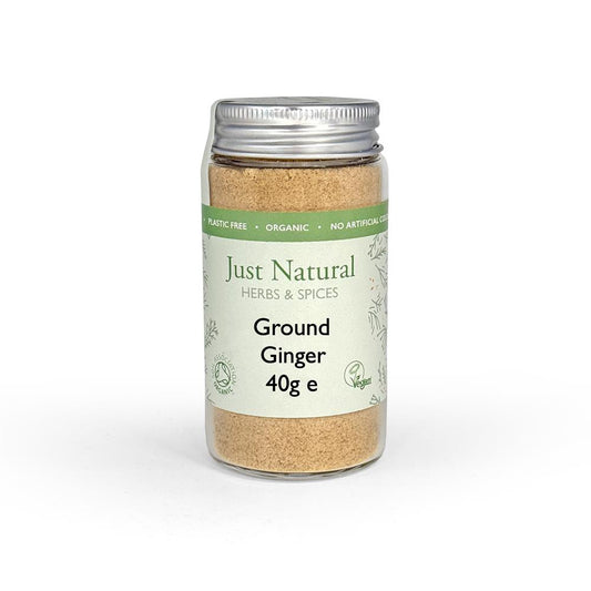 Ginger Ground (Glass Jar) 38g - Just Natural