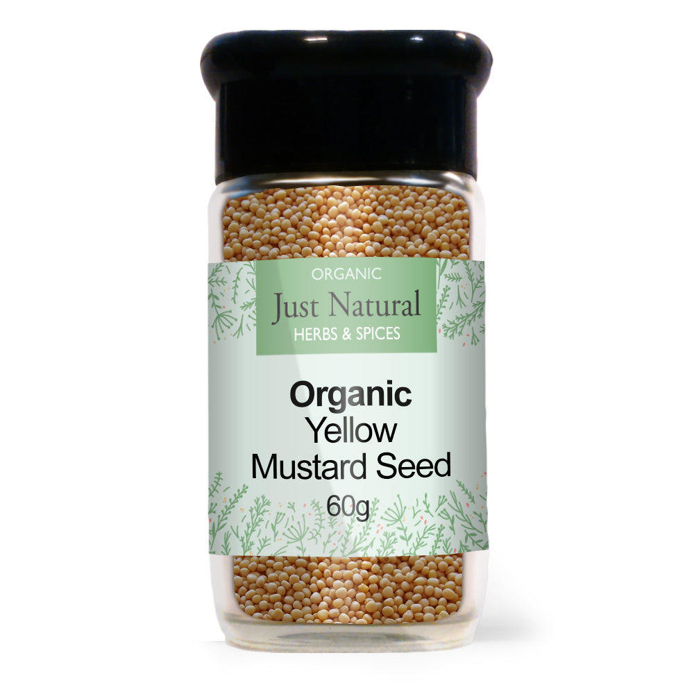 Mustard Seed Yellow (Glass Jar) 60g - Just Natural