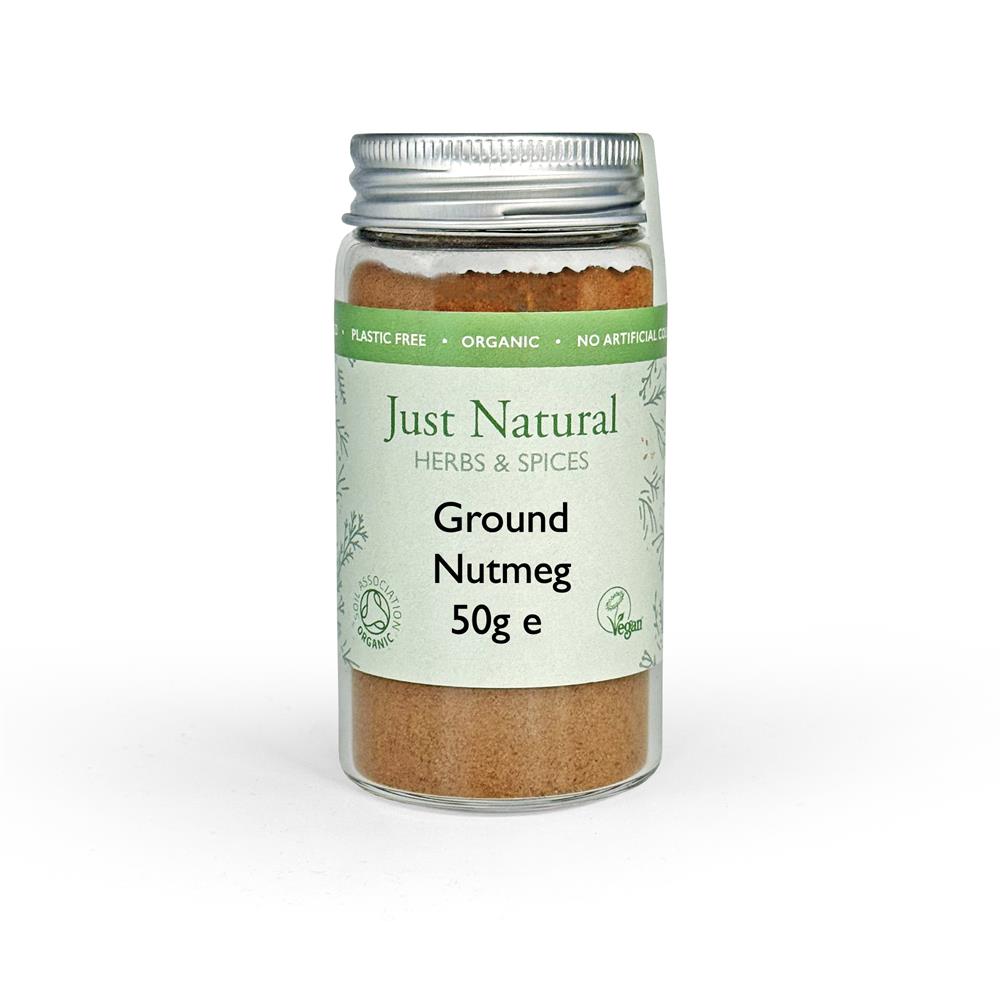 Nutmeg Ground (Glass Jar) 45g - Just Natural