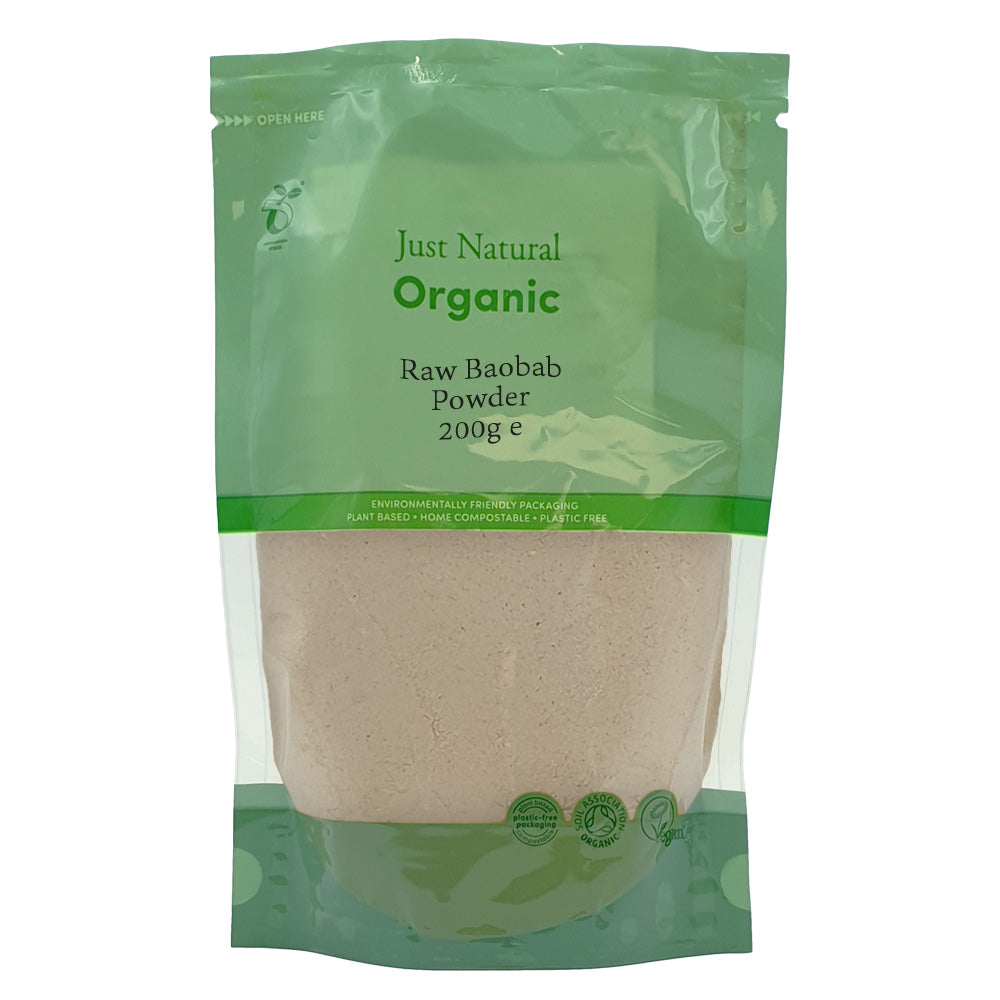 Organic Baobab Powder 200g - Just Natural