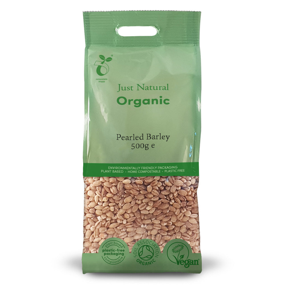 Organic Barley Pearled 500g - Just Natural