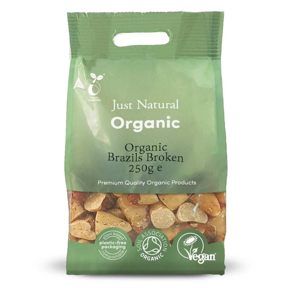 Organic Brazils Broken 250g - Just Natural