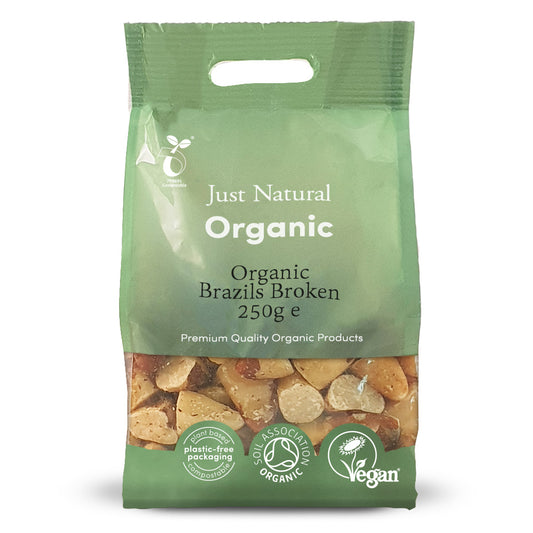 Organic Brazils Broken 250g - Just Natural