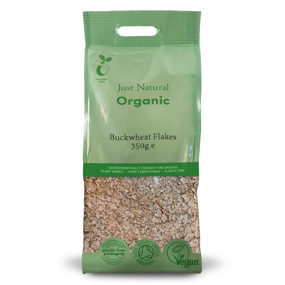 Organic Buckwheat Flakes 350g - Just Natural