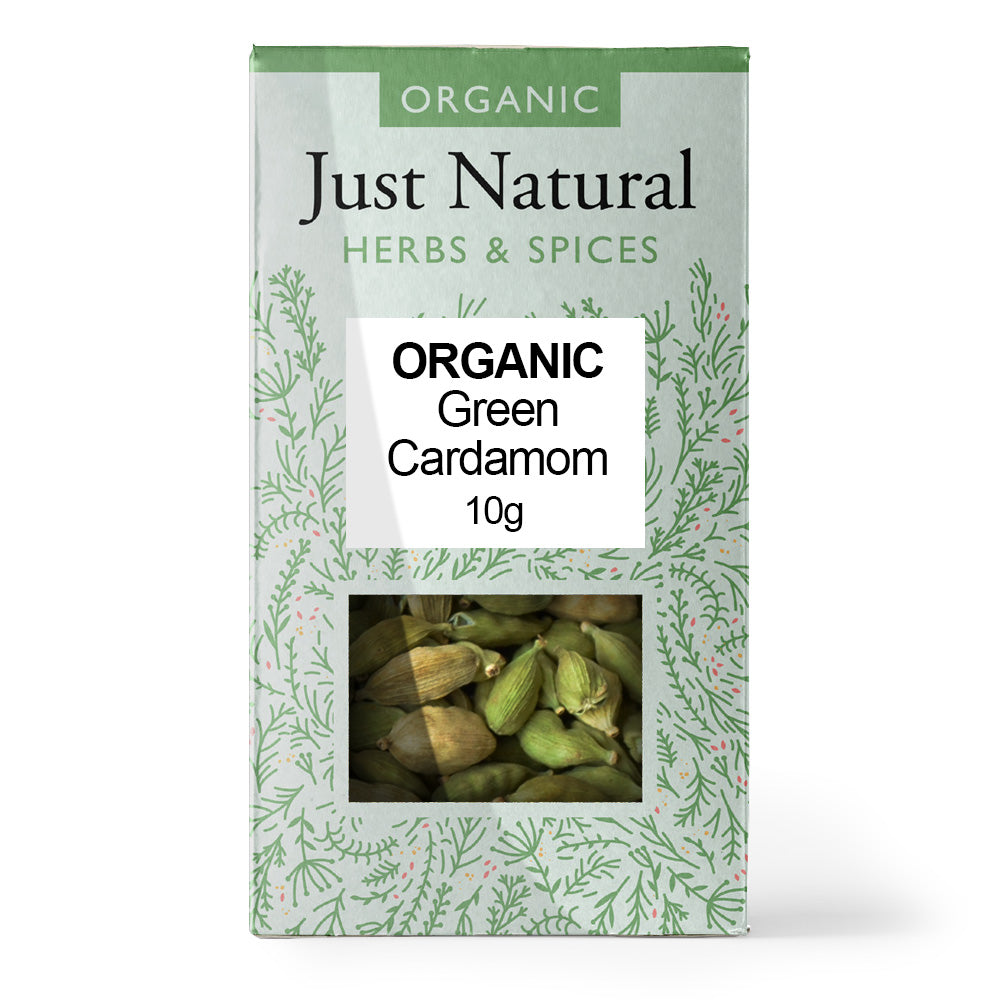 Organic Cardamom Whole 10g - Just Natural