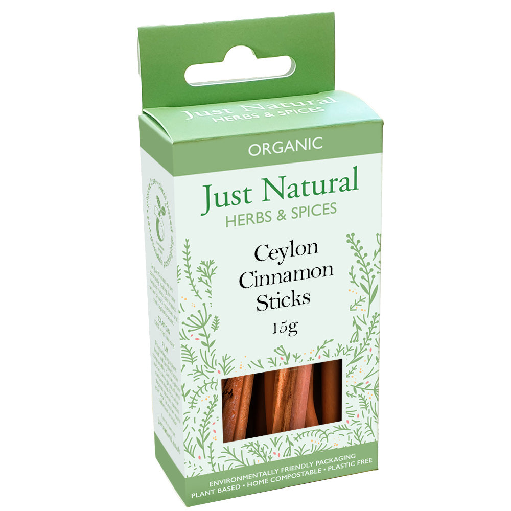 Organic Ceylon Cinnamon Sticks 15g - Just Natural